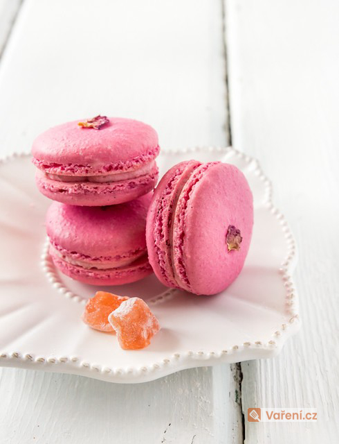Malinové makronky podle Johanky