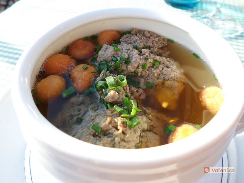 Játrové knedlíčky z paštiky