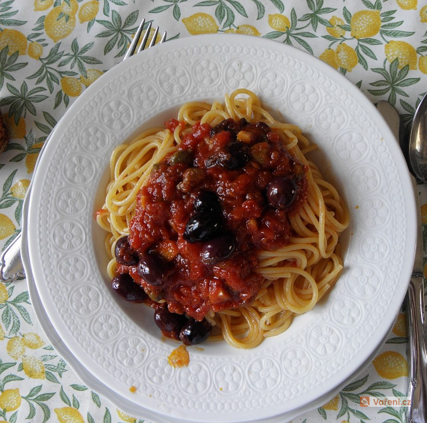 Špagety s olivami od nás