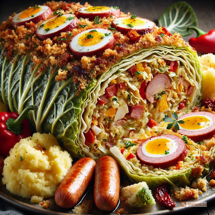 Krnovský kapustový závin