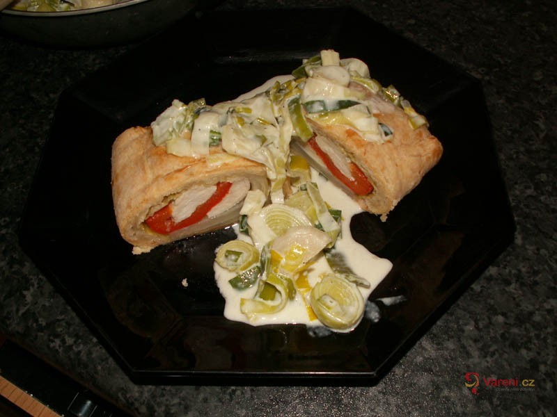 Kuřecí prsa v listovém těstu - fotografie 2