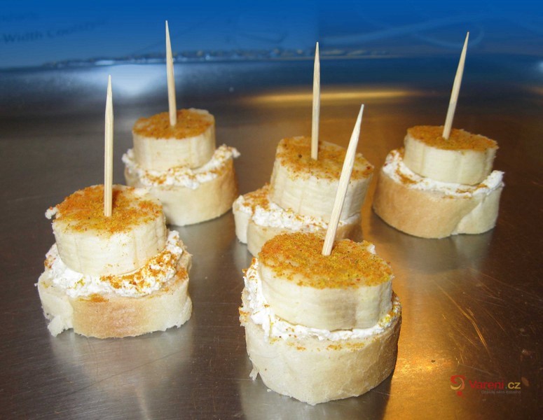 Banánové jednohubky s nivou - fotografie 2