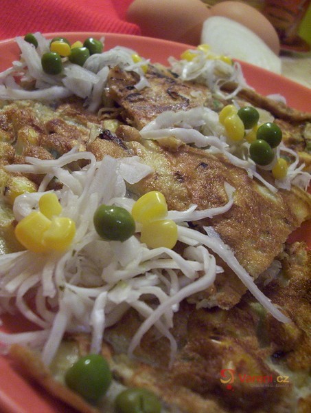 Rychlá cibulková omeleta