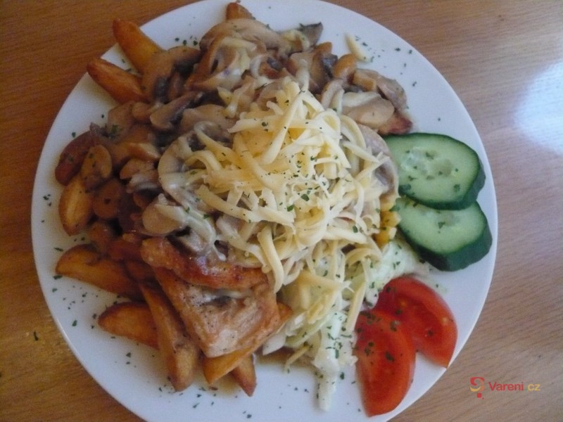 Srnčí medailonky na žampionech - fotografie 3