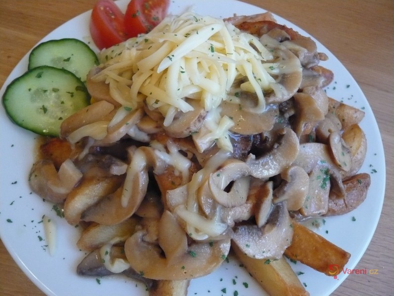 Srnčí medailonky na žampionech - fotografie 2