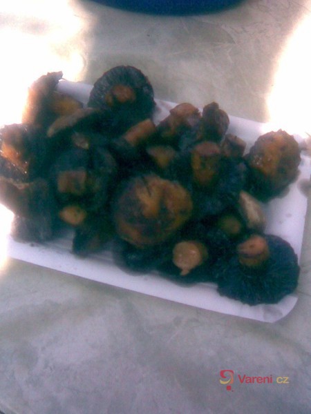 Grilované marinované žampiony - fotografie 4