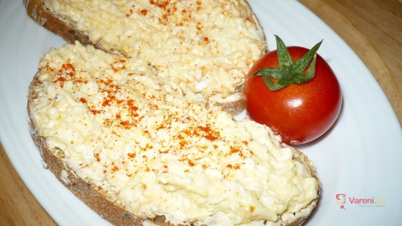 Vajíčkovo-sýrová pomazánka - fotografie 3
