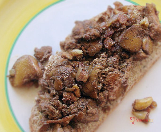 Žampionové topinky - fotografie 2