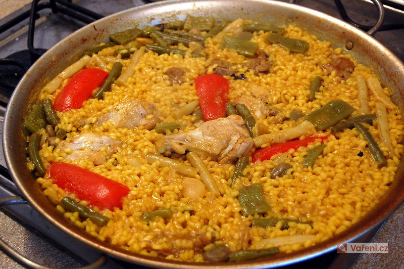 Rizoto á la španělská paella