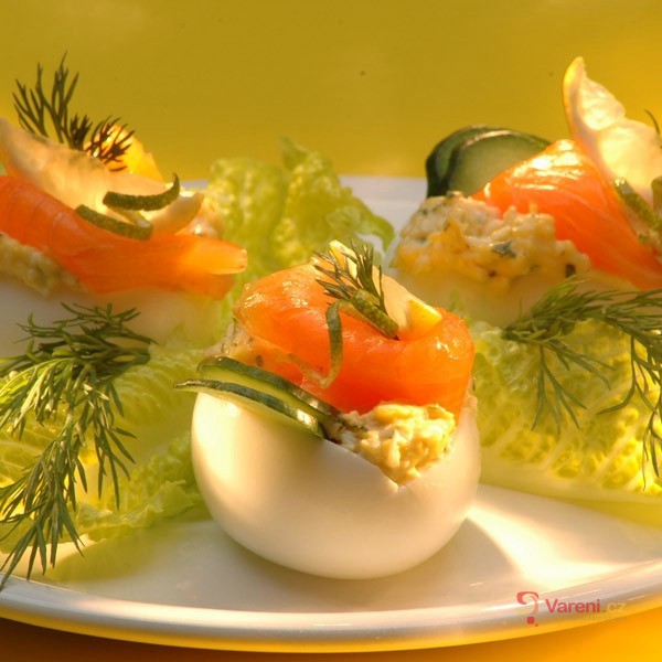 Plněná vejce na babiččin způsob - fotografie 2