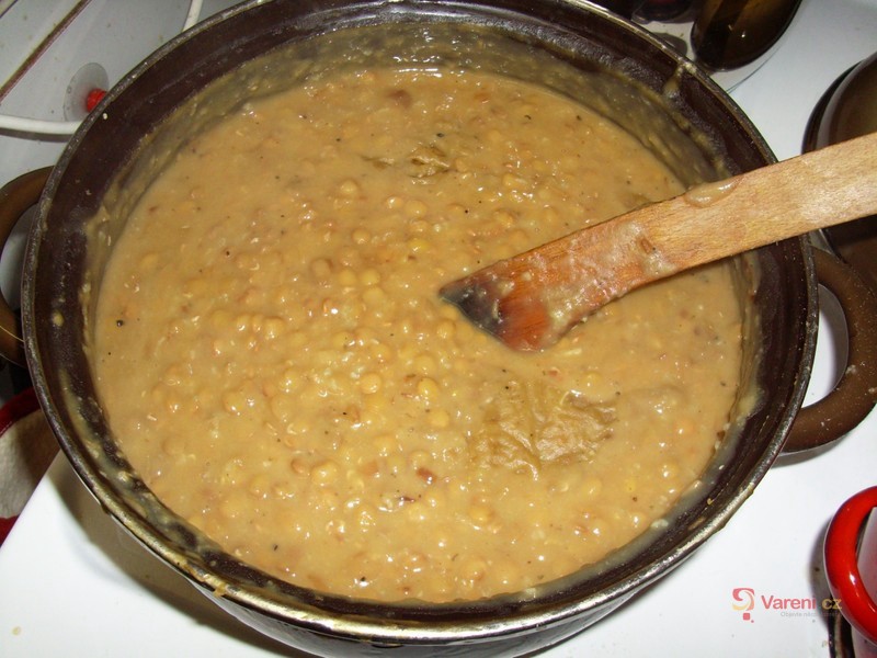 Čočka s uzeninou a vejcem - fotografie 4