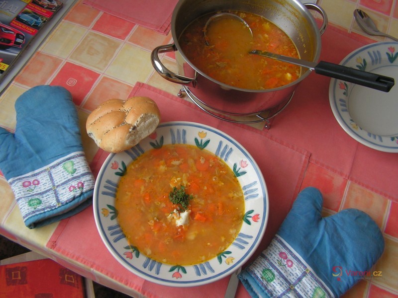 Rychlá mrkvová polévka