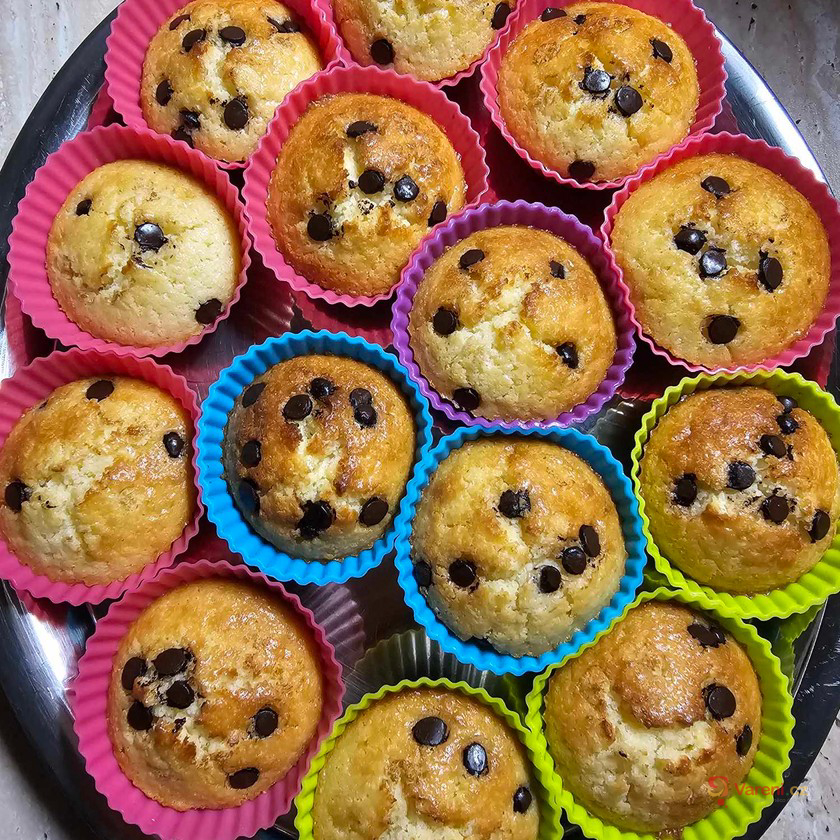 Výborné muffiny s kousky čokolády - fotografie 4