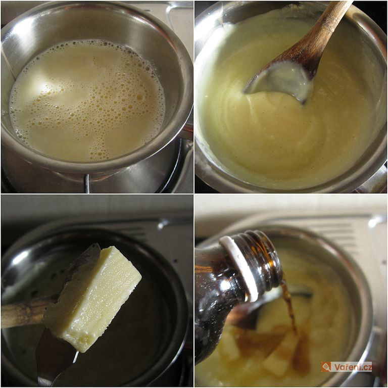 Žloutkový krém do věnečků