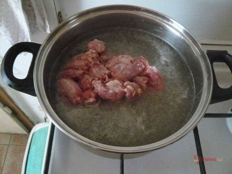 Polévka z kuřecích krků - fotografie 2