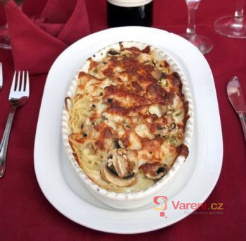 Zapékané těstoviny se špenátem - fotografie 2