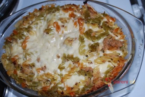 Zapečené těstoviny s tuňákem - fotografie 2