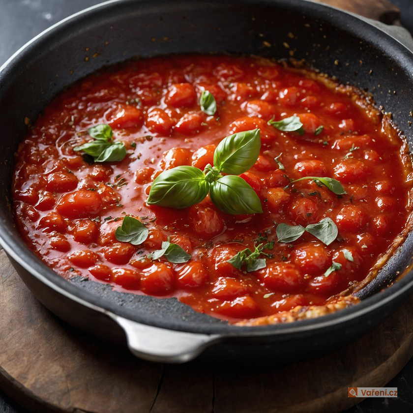 Základní rajčatová omáčka na pizzu