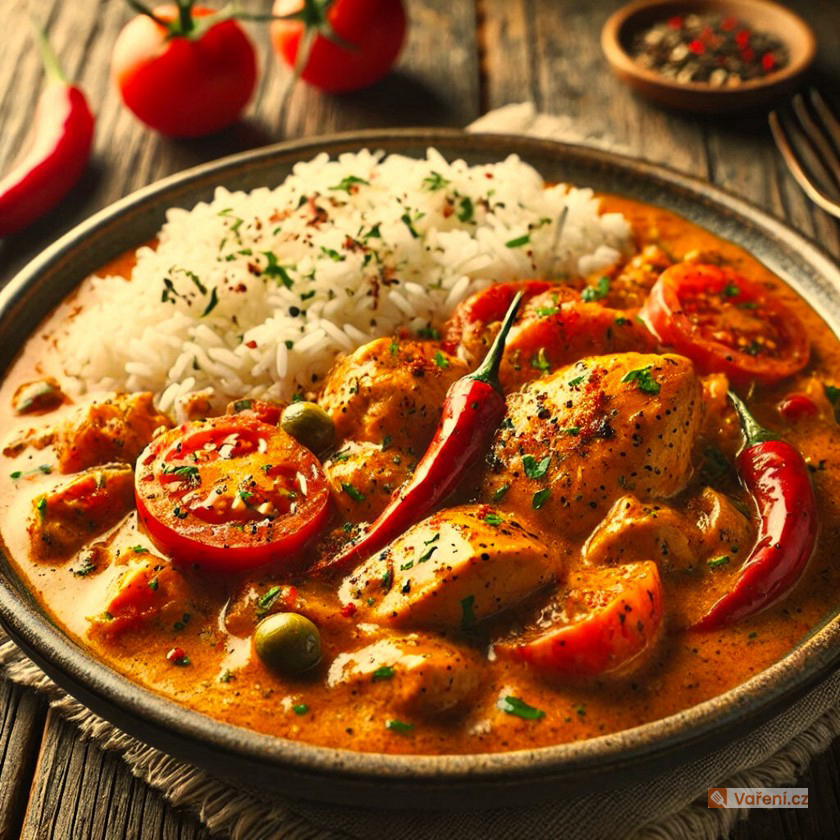 Kuřecí maso v pikantní omáčce