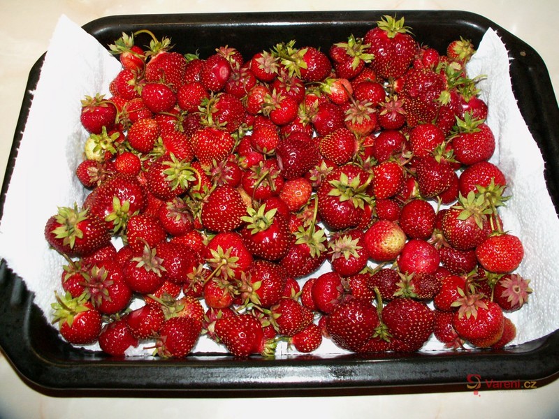 Smetana s jahodami - fotografie 2