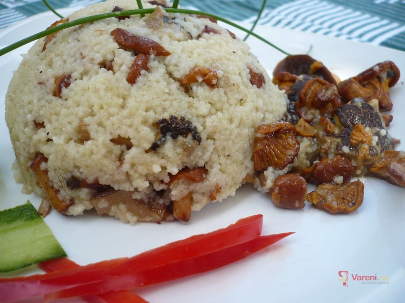 Houbový kuskus na rozmarýnu - fotografie 2