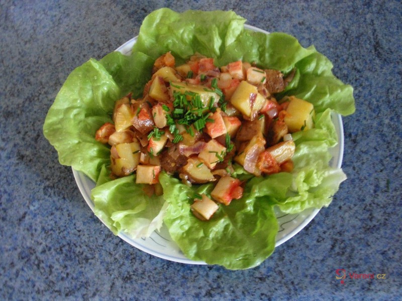 Brambory s krabími tyčinkami - fotografie 2