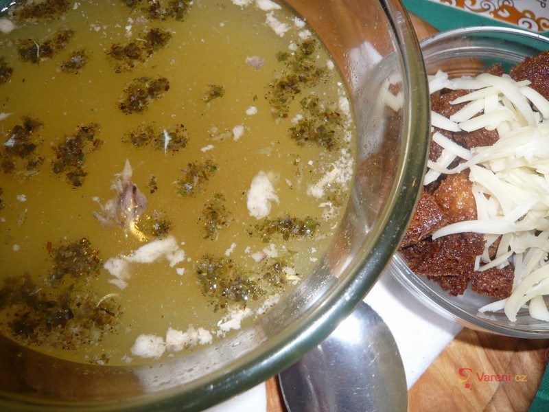 Naše výborná česnečka - fotografie 3