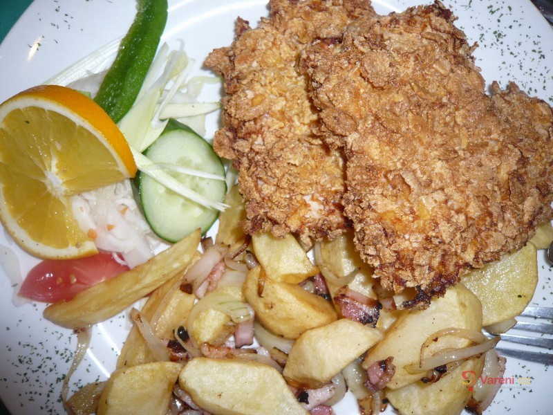 Řízek v kukuřičném těstíčku - fotografie 5