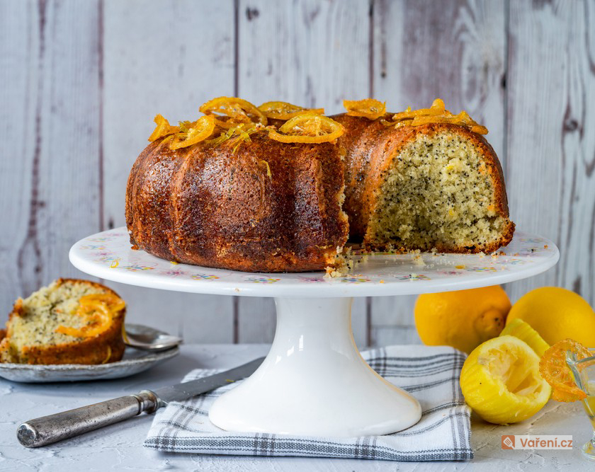 Maková bábovka bez vážení