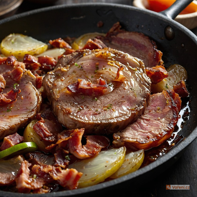 Maso na pepři a špeku