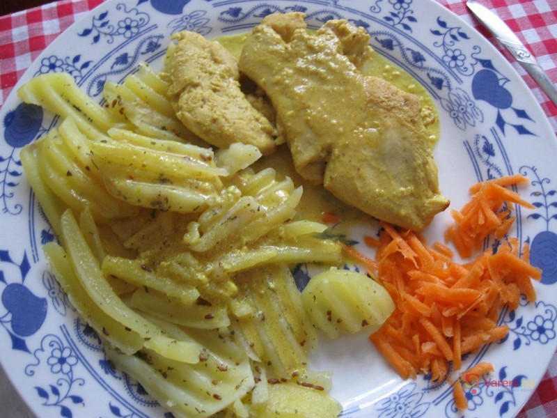 Kuřecí masíčko na medu a kari - fotografie 2