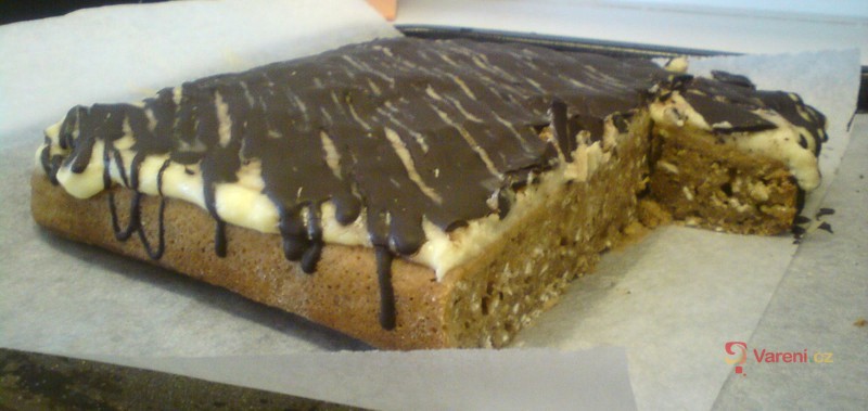 Vločkový zákusek s kokosem - fotografie 2