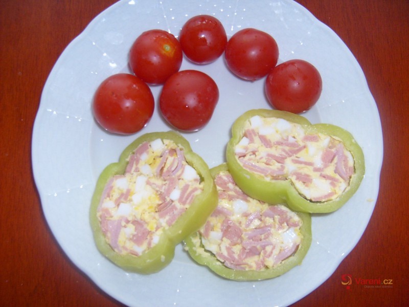 Studená paprika plněná sýrem - fotografie 3