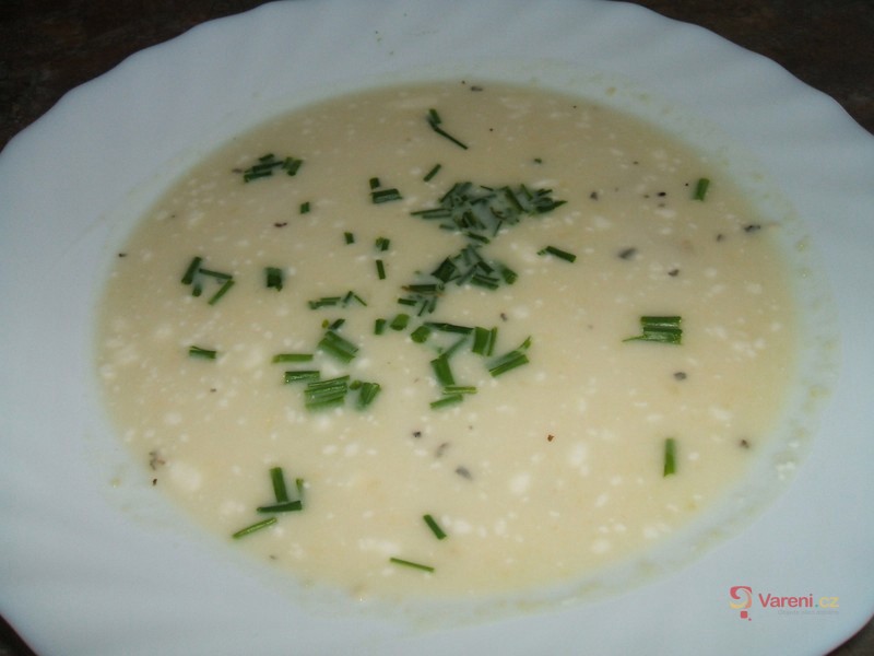 Bramborová polévka se sýrem