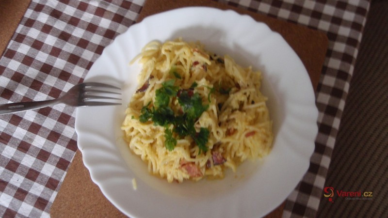 Špagety carbonara - fotografie 2