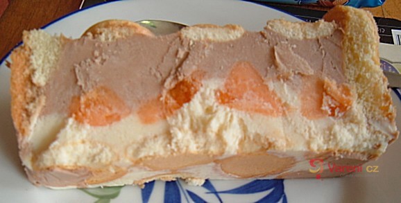 Mražený tvarohový dort - fotografie 5