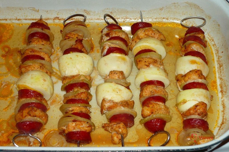 Kuřecí špízy - fotografie 3