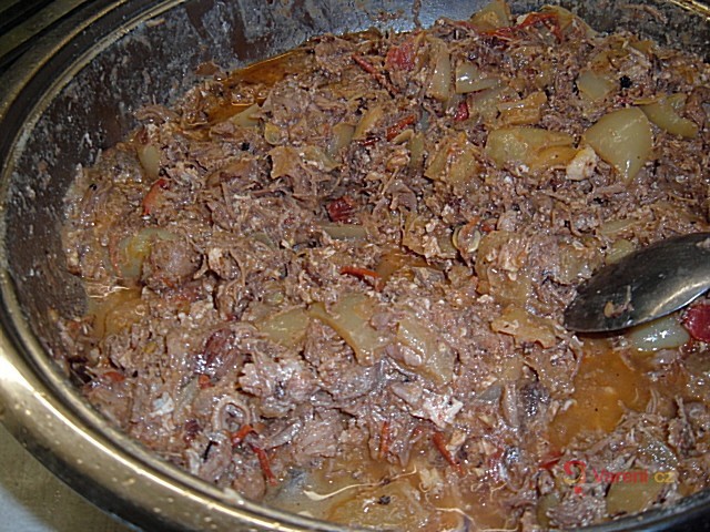 Cuketové kroužky plněné zeleninou a masem - fotografie 3