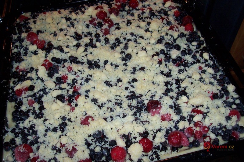 Kynutý borůvkový koláč - fotografie 4