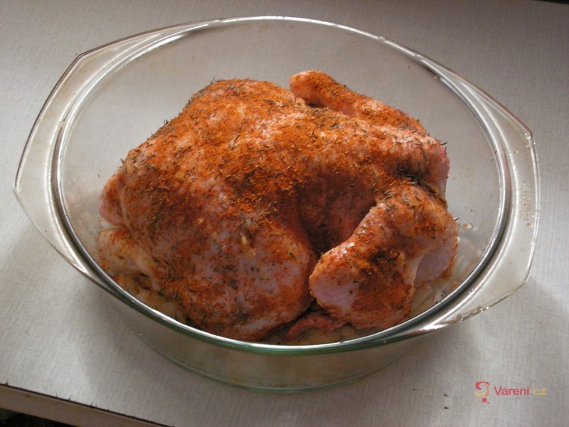 Šťavnaté pečené kuře  - fotografie 4