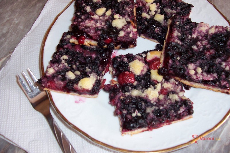 Kynutý borůvkový koláč - fotografie 5