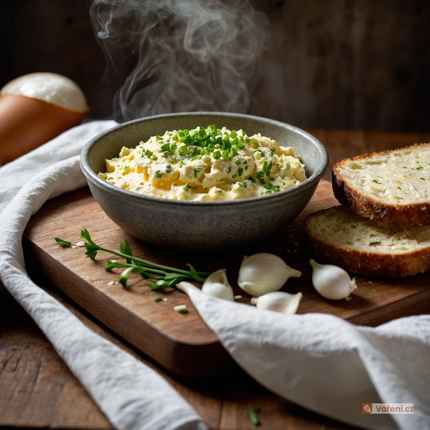 Drožďová pomazánka s medvědím česnekem