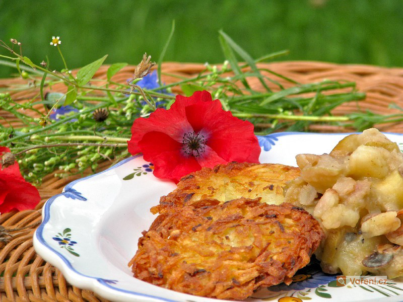 Bramboráky s olomouckými tvarůžky