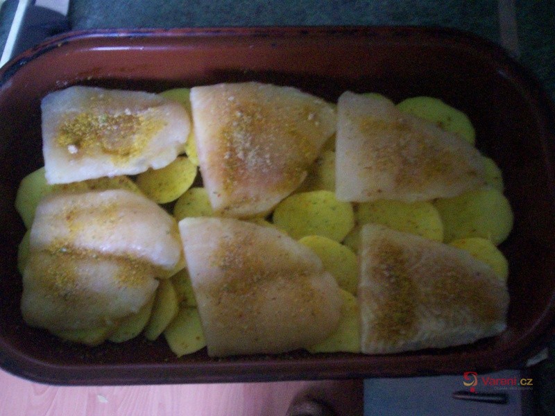 Zapečený pangas s rajčaty - fotografie 3