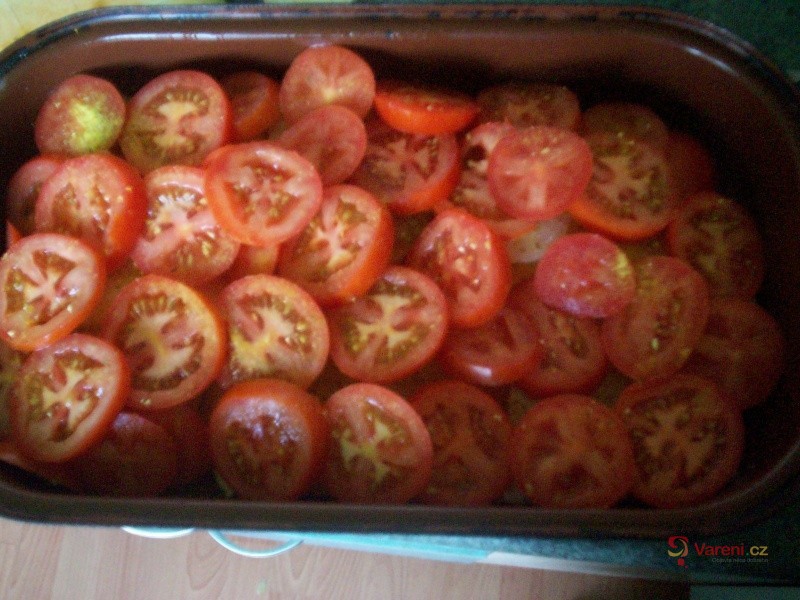 Zapečený pangas s rajčaty - fotografie 4
