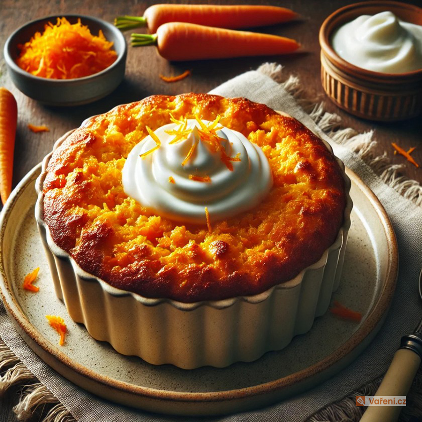 Mrkvový nákyp s tvarohem
