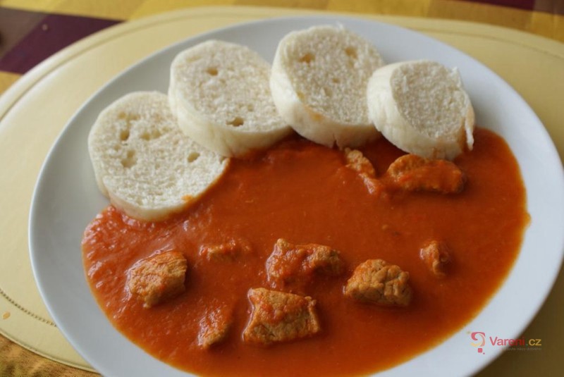 Rajčatovo-papriková omáčka s vepřovým - fotografie 3