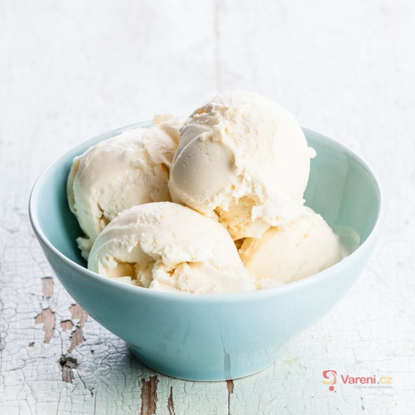 Domácí vanilková zmrzlina