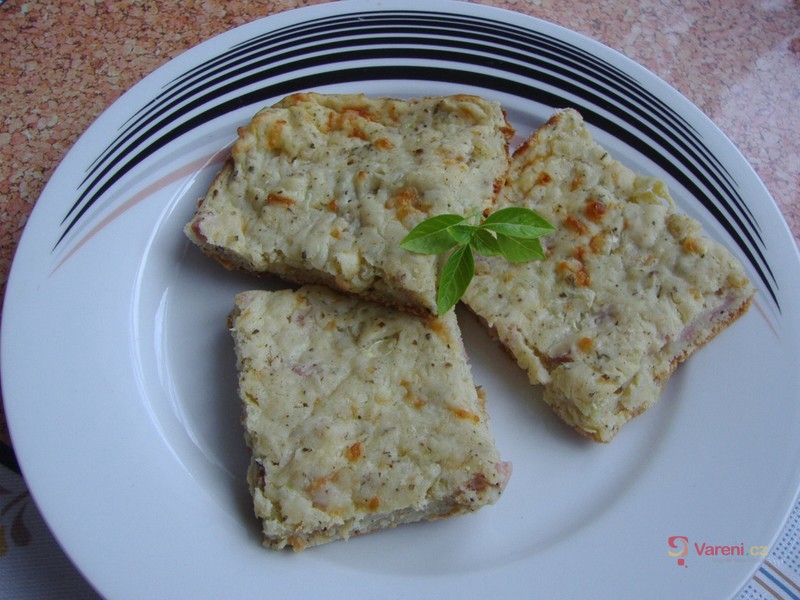 Cuketový nákyp s uzeninou - fotografie 2