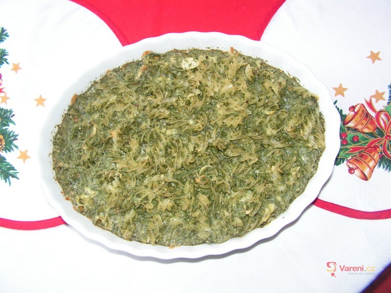 Zapečené těstoviny se špenátem - fotografie 4